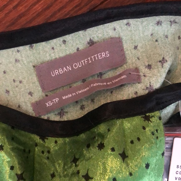 Urban Outfitters Paris Satin Wrap Mini Skirt brand new with tags size xs - Picture 6 of 7